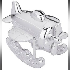 Reed & Barton Zoom Zoom Airplane Coin Bank
